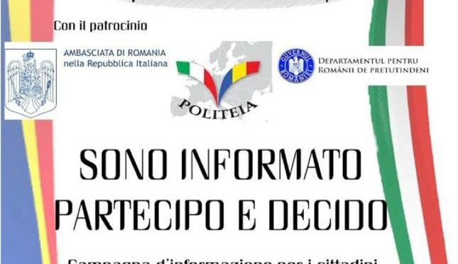 Sono informato, partecipo e decido 22 ottobre Comune di Santa Marinella